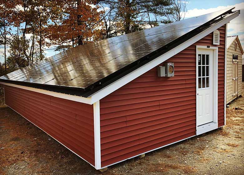Maine Solar Sheds